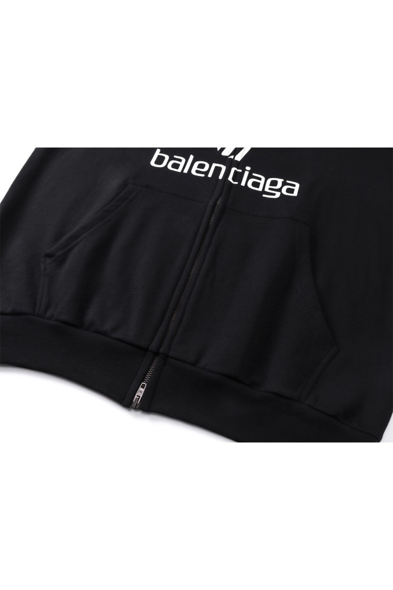 Balenciaga, Men's Hoodie, Black