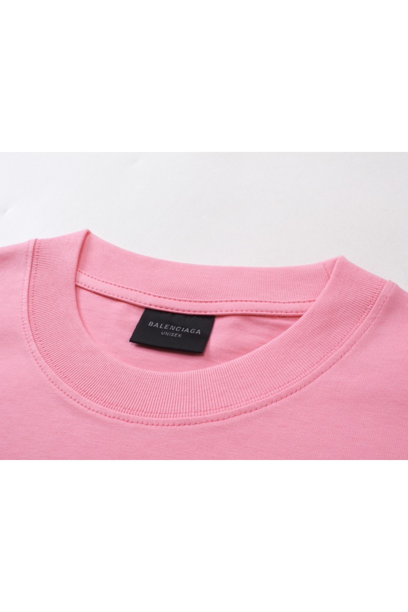 Balenciaga, Men's T-Shirt, Pink