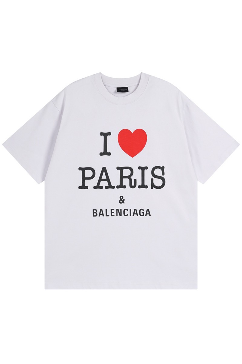 Balenciaga, Men's T-Shirt, White