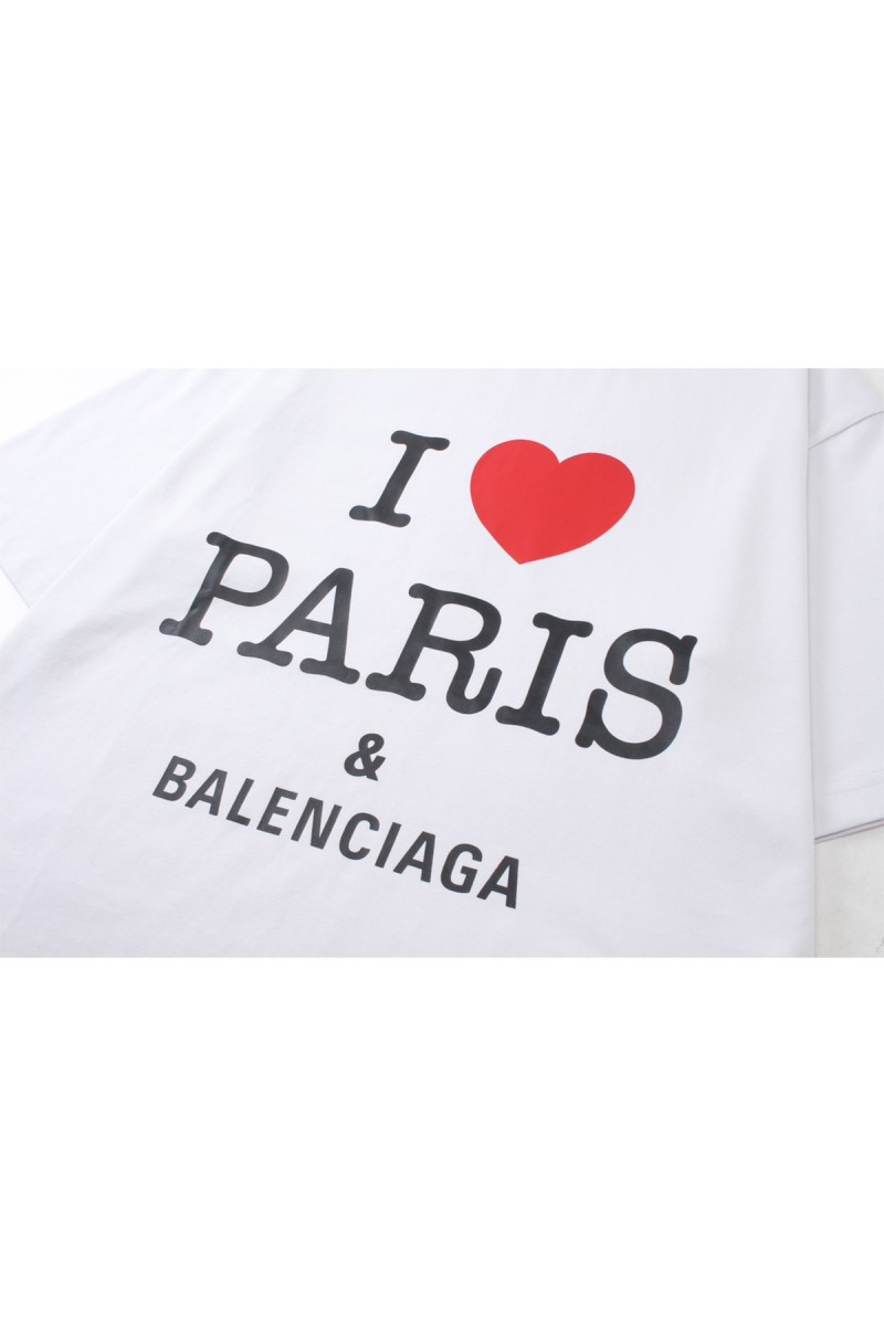 Balenciaga, Men's T-Shirt, White