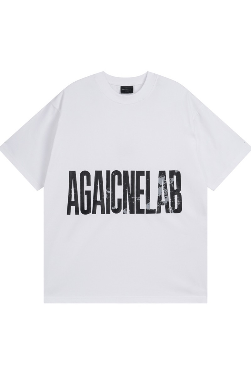 Balenciaga, Men's T-Shirt, White