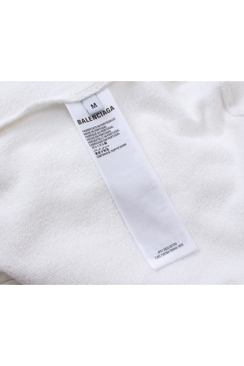 Balenciaga, Men's Hoodie, White