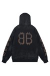 Balenciaga, Men's Hoodie, Black