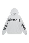 Balenciaga, Men's Hoodie, Grey