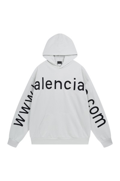 Balenciaga, Men's Hoodie, Grey