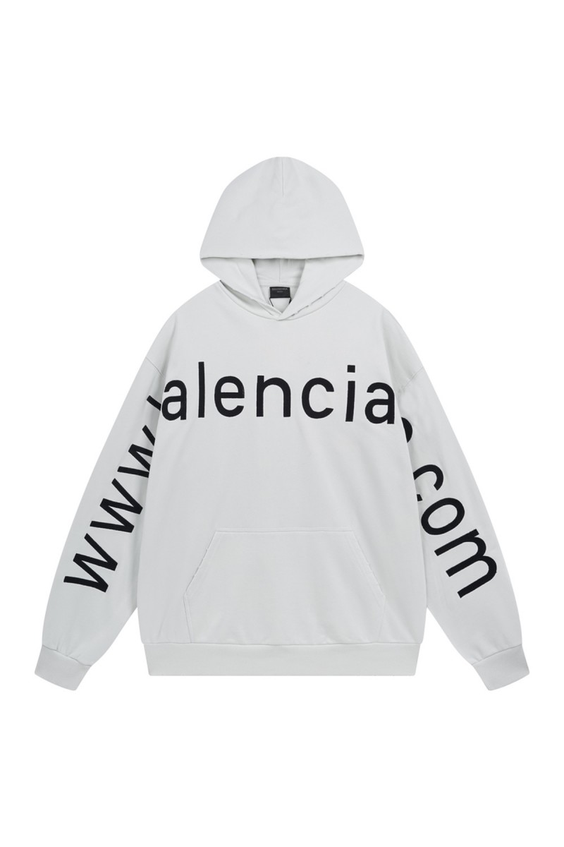 Balenciaga, Men's Hoodie, Grey