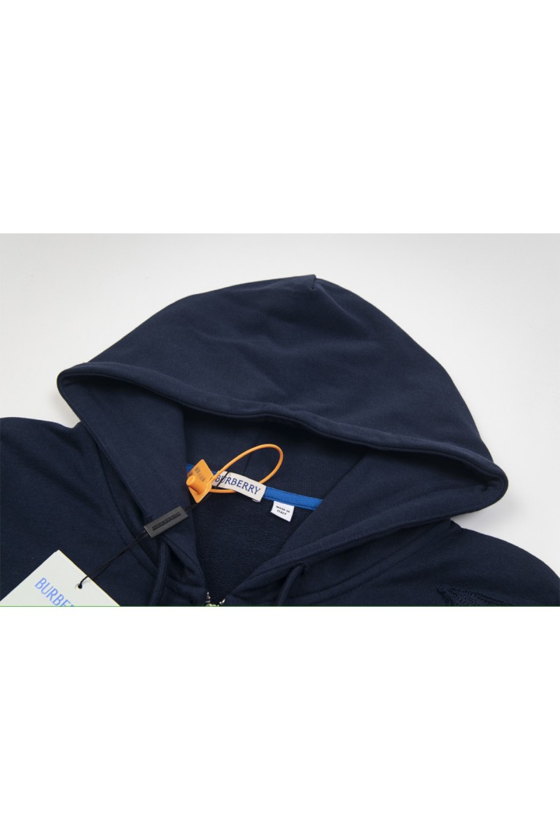 Burberry, Men's Hoodie, Navy