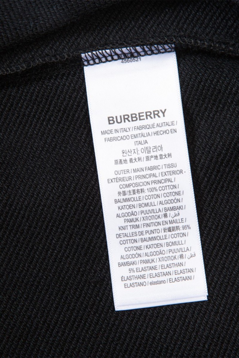 Burberry, Men's Hoodie, Black