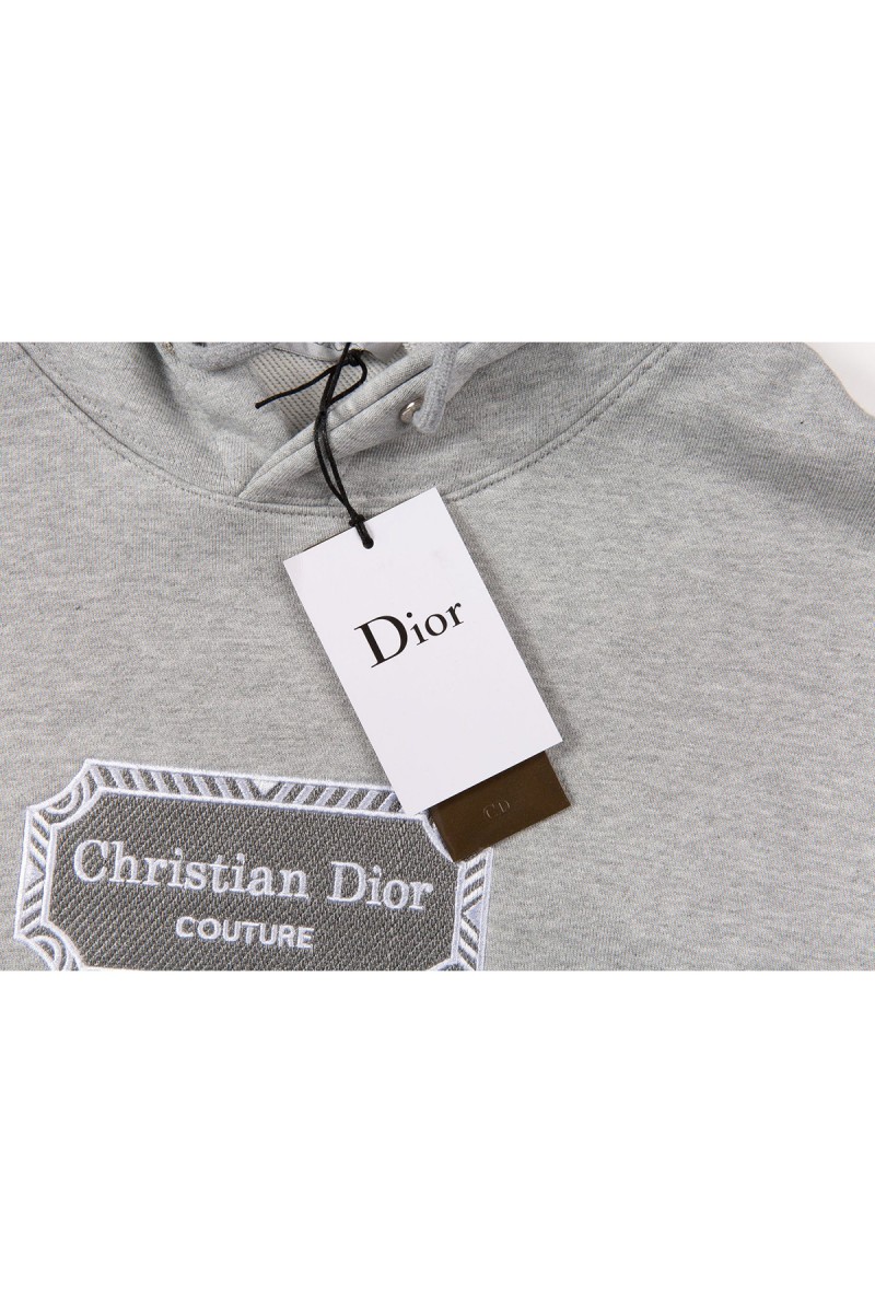 Christian Dior, Men's Hoodie, Grey