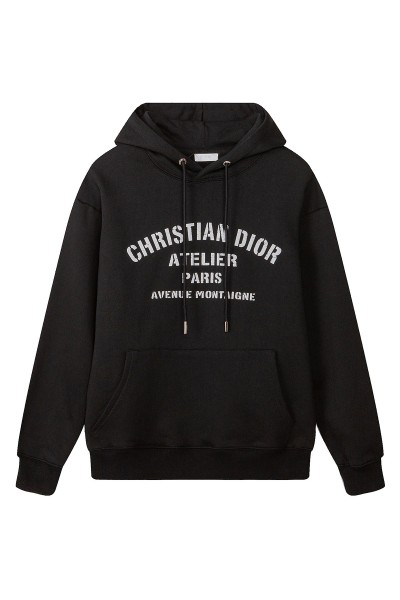 Christian Dior, Men's Hoodie, Black