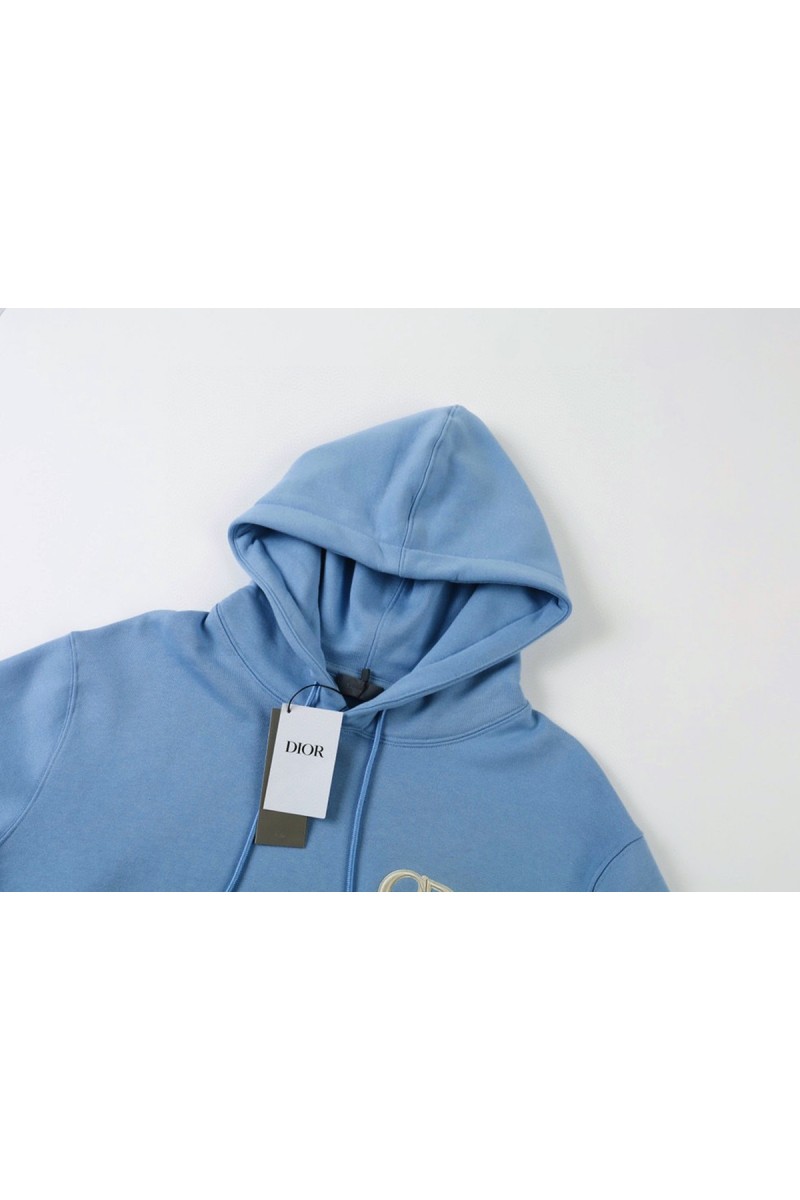 Christian Dior, Men's Hoodie, Blue