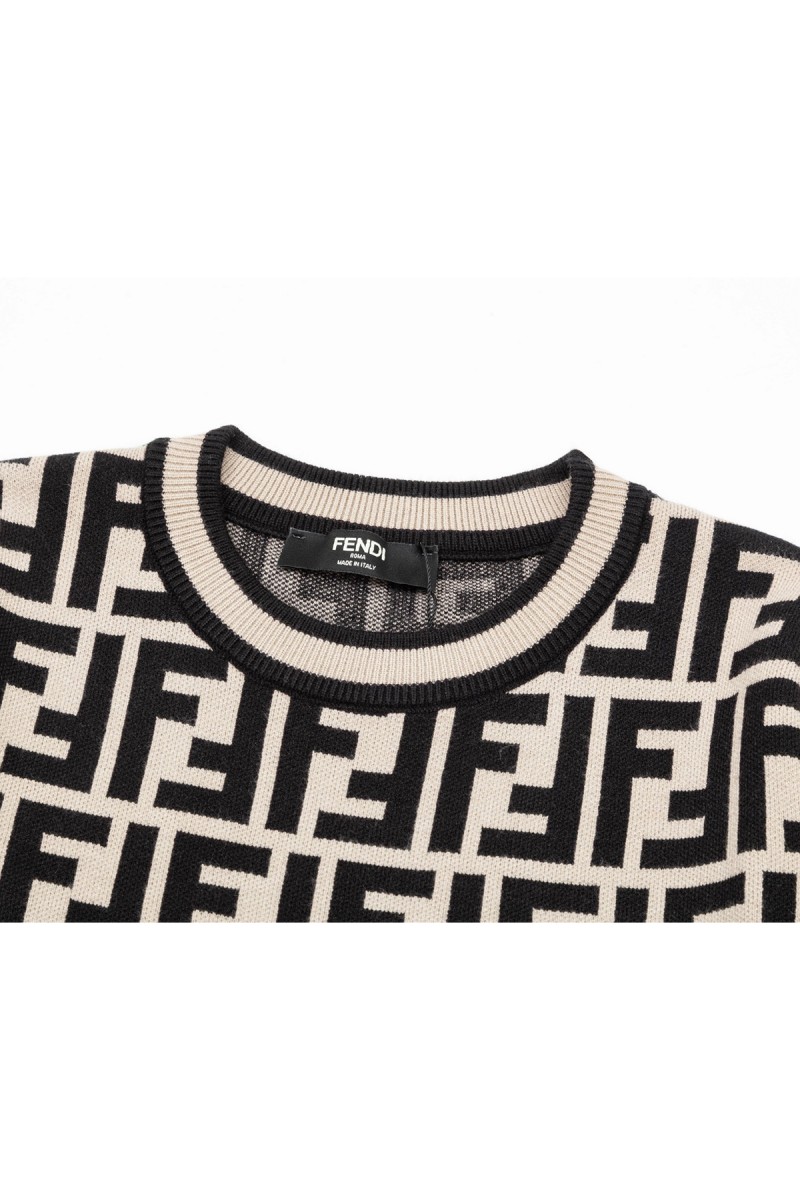 Fendi, Men's Pullover, Brown