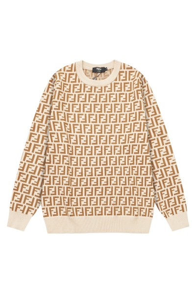 Fendi, Men's Pullover, Camel