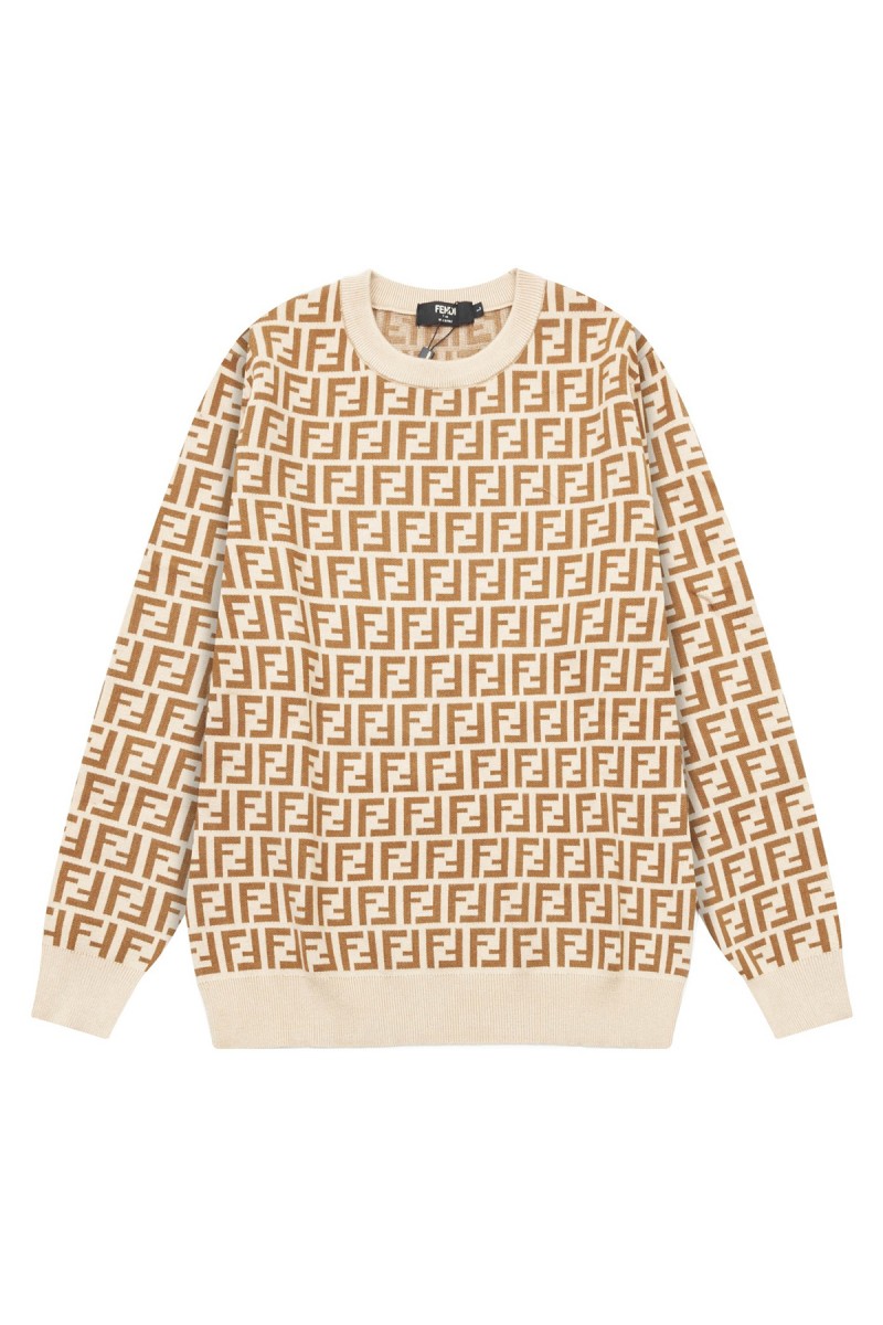 Fendi, Men's Pullover, Camel