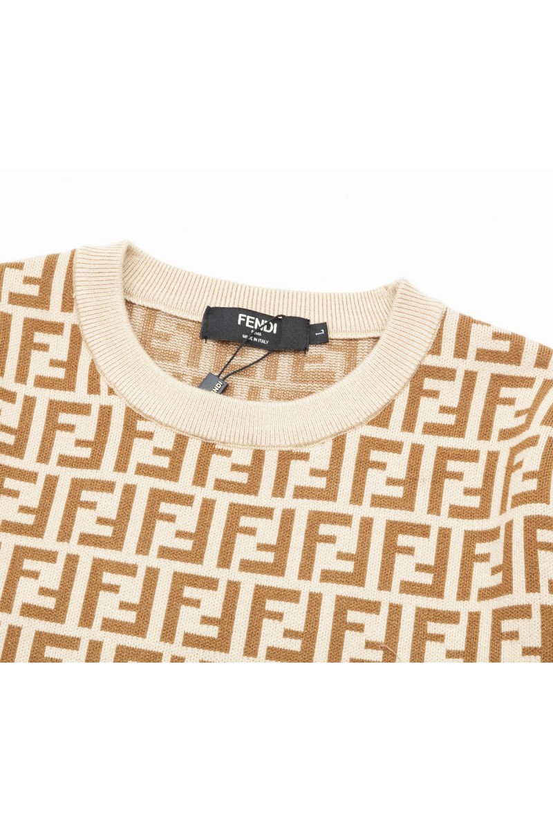 Fendi, Men's Pullover, Camel