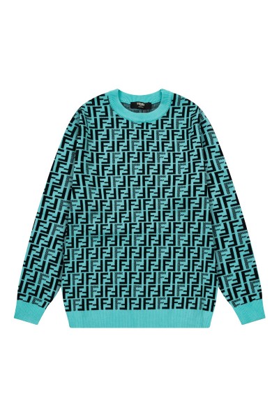 Fendi, Men's Pullover, Green