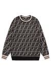 Fendi, Men's Pullover, Brown