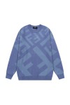 Fendi, Men's Pullover, Blue