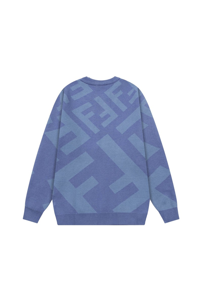 Fendi, Men's Pullover, Blue