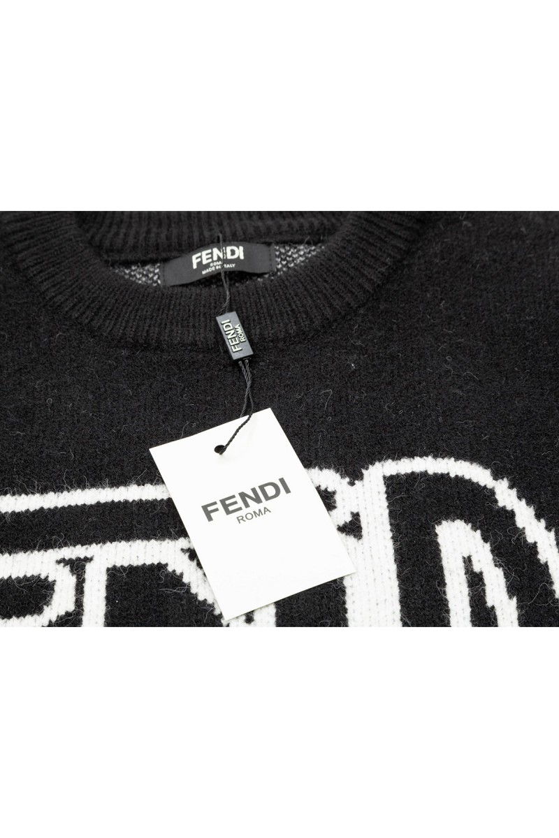 Fendi, Men's Pullover, Black