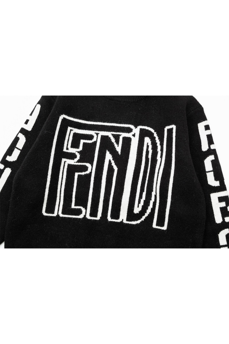 Fendi, Men's Pullover, Black