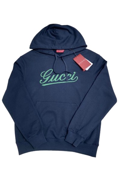 Gucci, Men's Hoodie, Navy