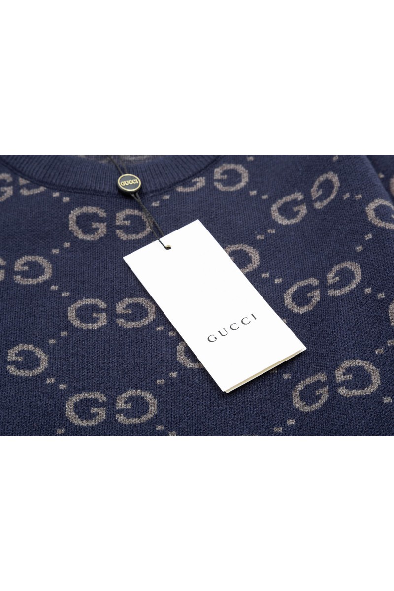 Gucci, Men's Pullover, Navy