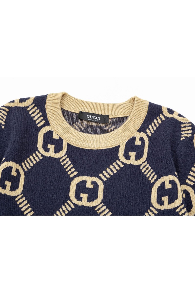 Gucci, Men's Pullover, Navy