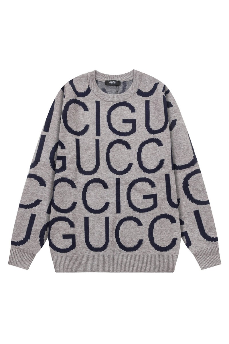 Gucci, Men's Pullover, Grey