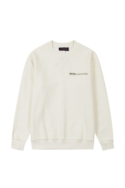 Louis Vuitton, Men's Pullover, White