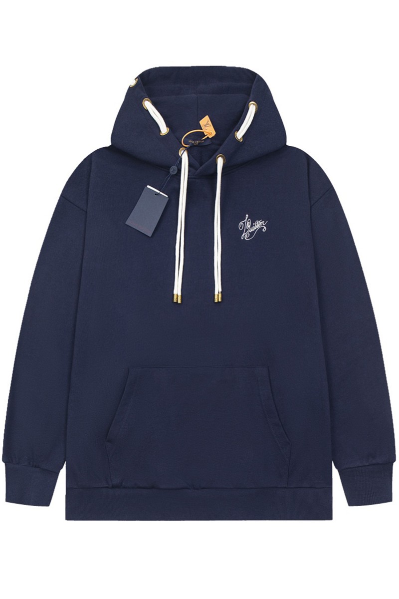 Louis Vuitton, Men's Hoodie, Navy