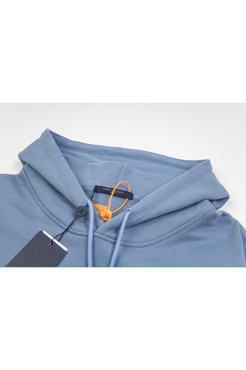 Louis Vuitton, Men's Hoodie, Blue