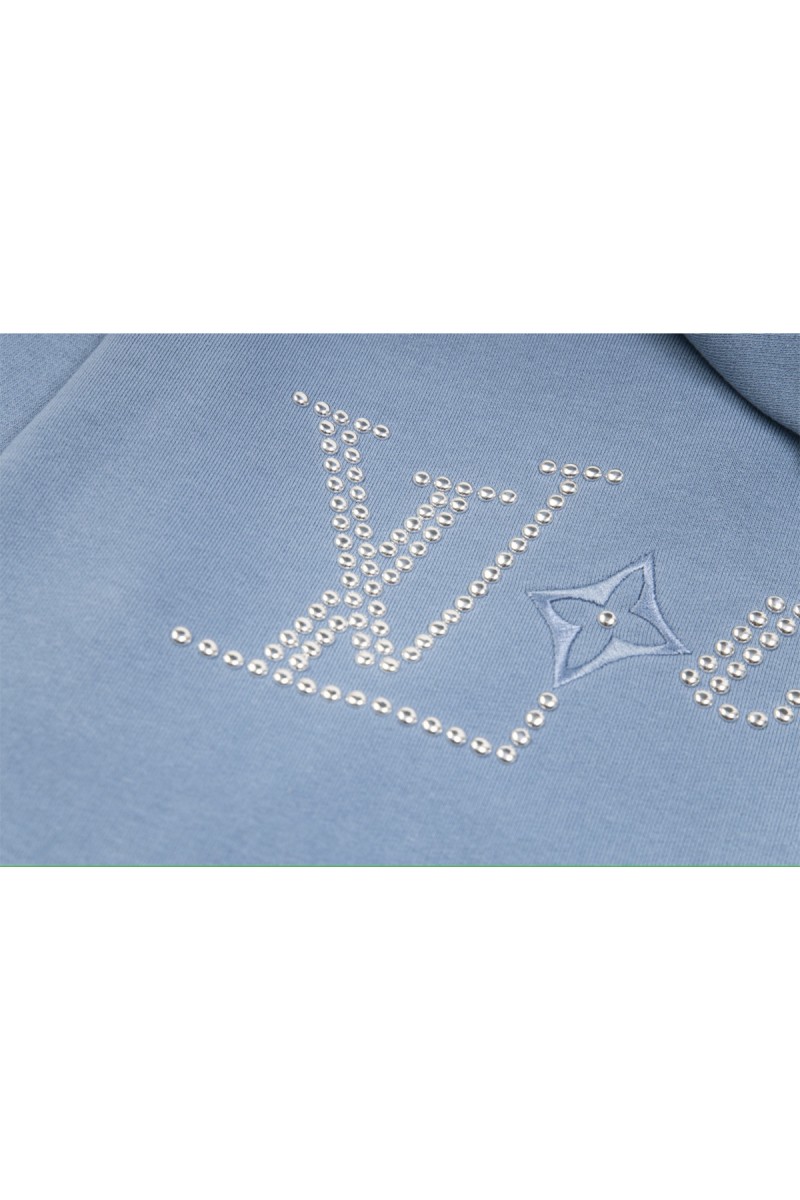 Louis Vuitton, Men's Hoodie, Blue