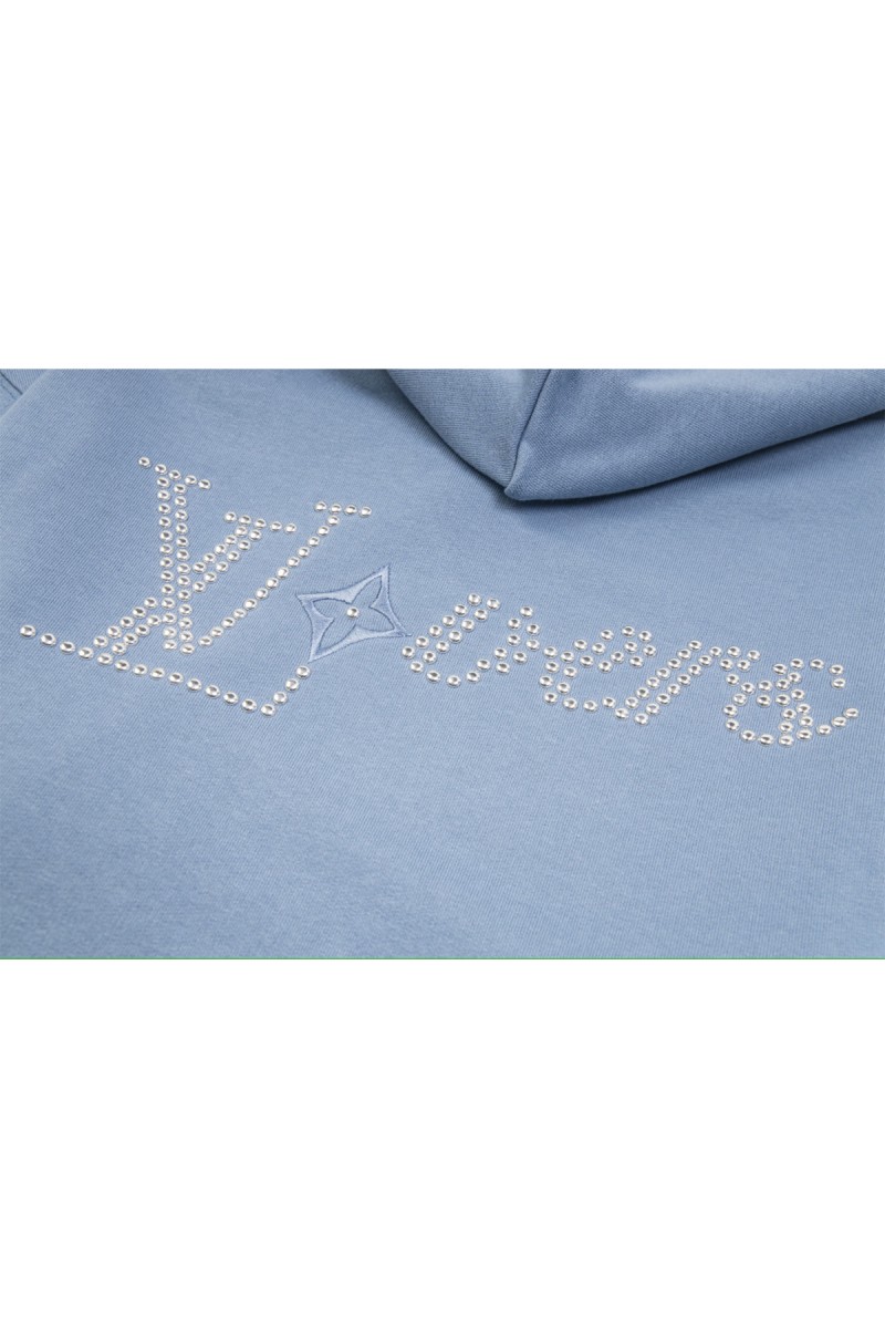 Louis Vuitton, Men's Hoodie, Blue