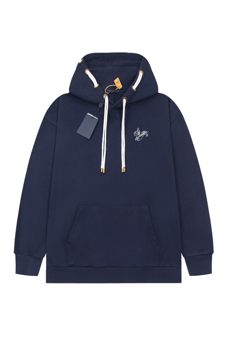 Louis Vuitton, Men's Hoodie, Navy