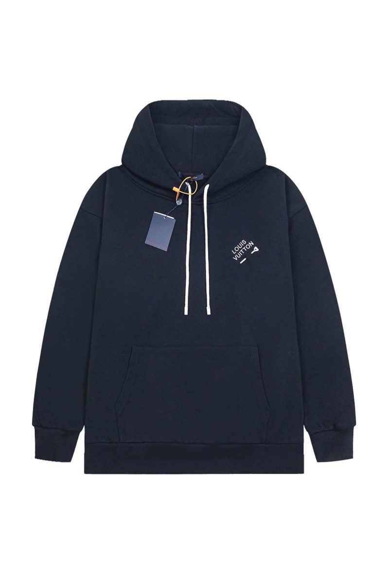 Louis Vuitton, Men's Hoodie, Navy