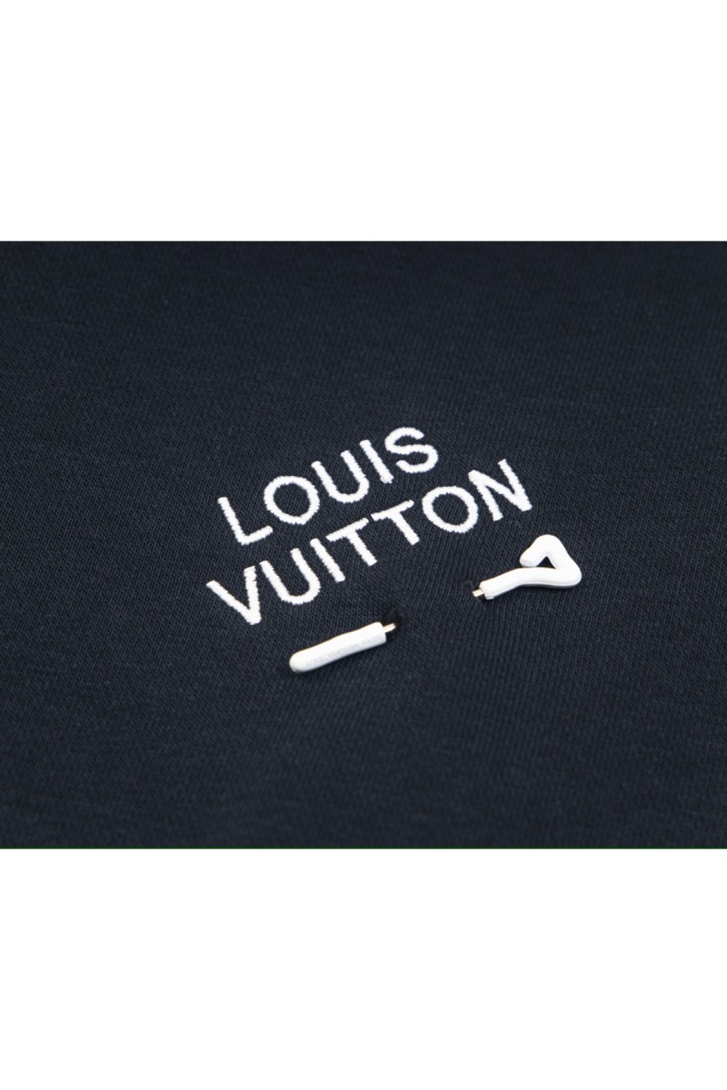 Louis Vuitton, Men's Hoodie, Navy