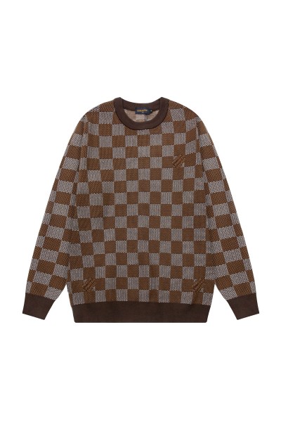 Louis Vuitton, Men's Pullover, Brown