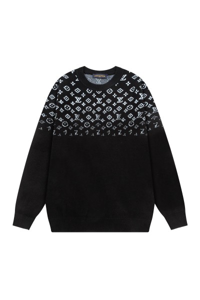 Louis Vuitton, Men's Pullover, Black