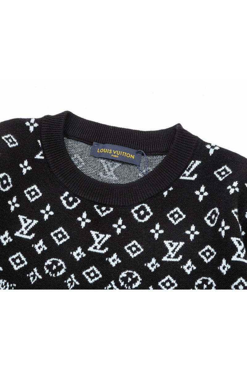 Louis Vuitton, Men's Pullover, Black