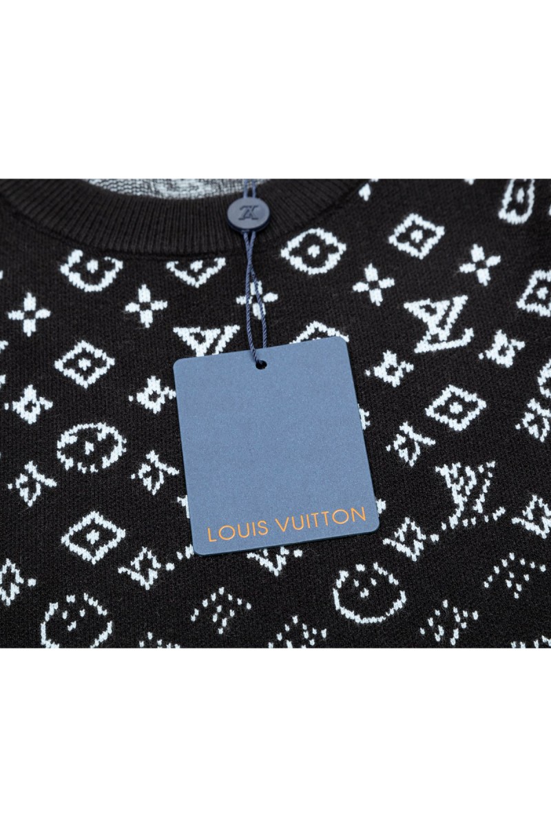 Louis Vuitton, Men's Pullover, Black