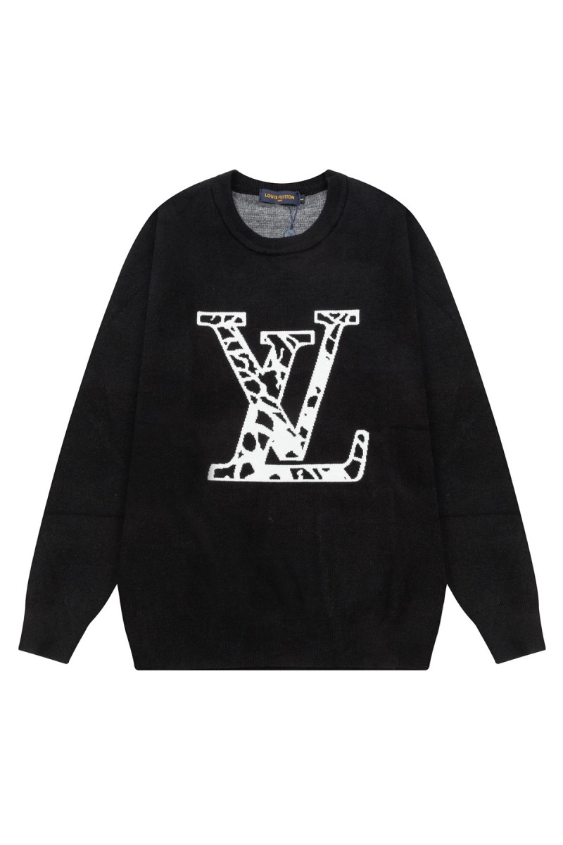 Louis Vuitton, Men's Pullover, Black