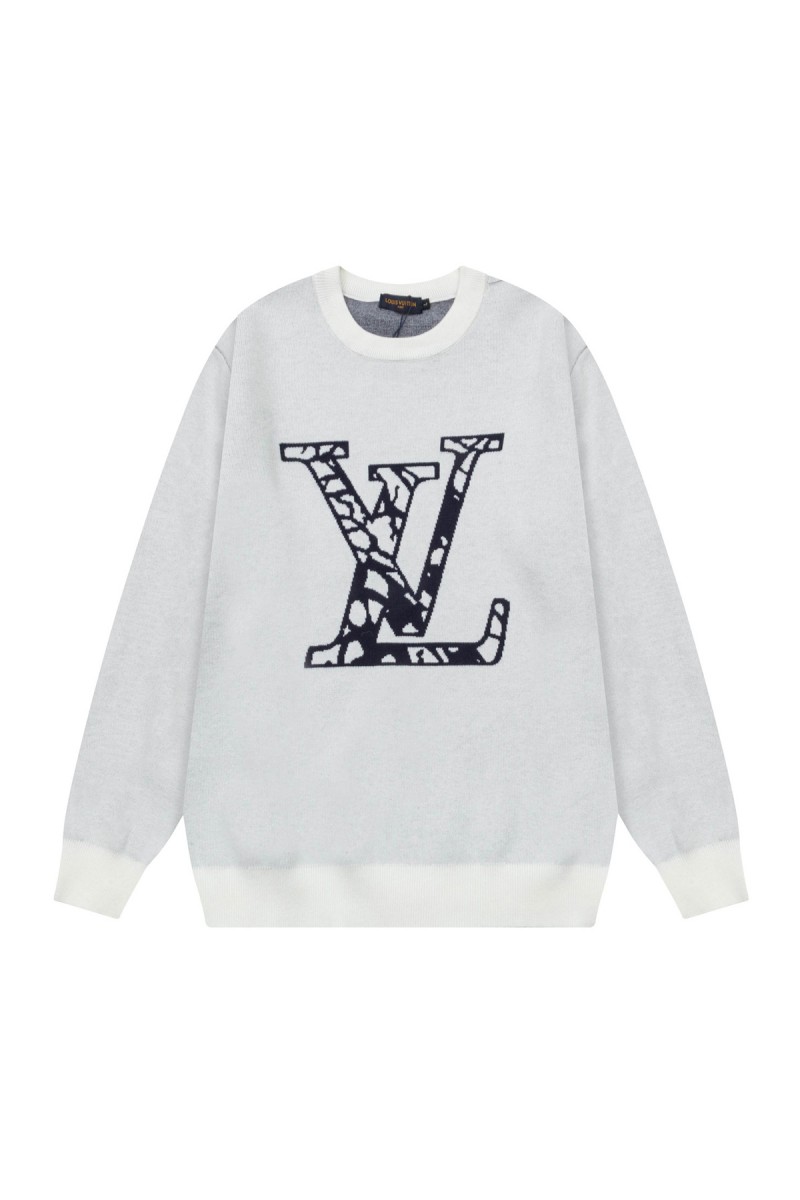 Louis Vuitton, Men's Pullover, White