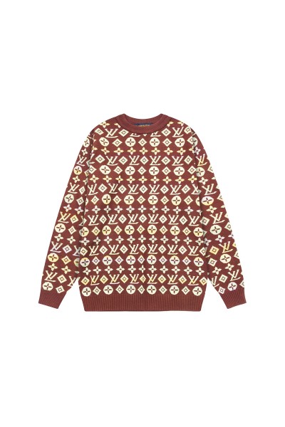 Louis Vuitton, Men's Pullover, Brown