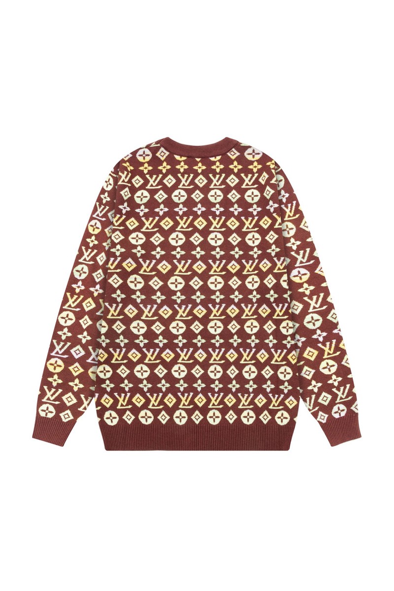 Louis Vuitton, Men's Pullover, Brown