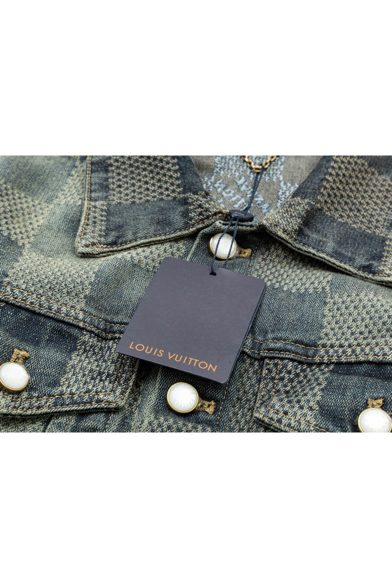 Louis Vuitton, Men's Denim Jacket, Blue