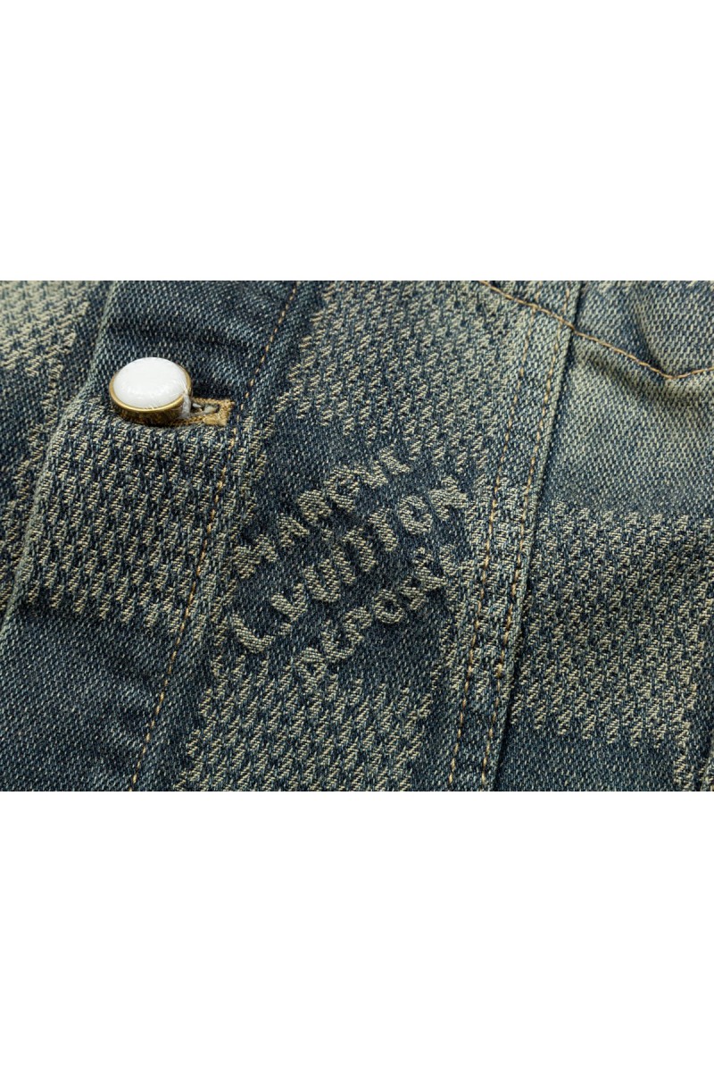 Louis Vuitton, Men's Denim Jacket, Blue