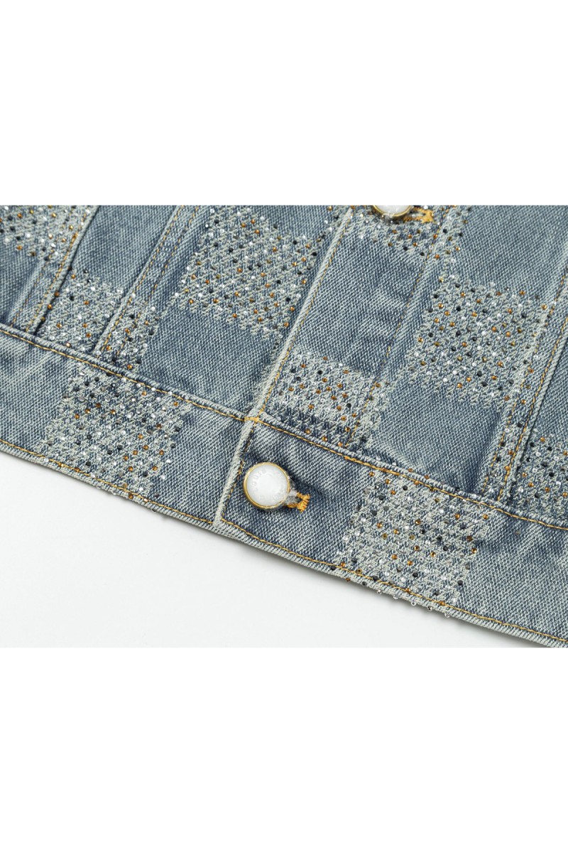 Louis Vuitton, Men's Denim Jacket, Blue