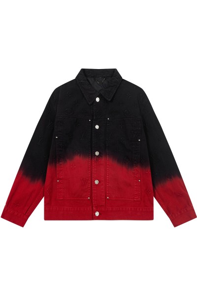 Louis Vuitton, Men's Denim Jacket, Red