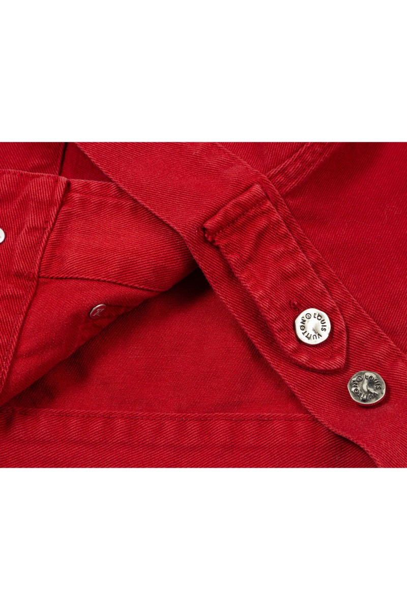 Louis Vuitton, Men's Denim Jacket, Red